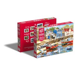 CherryPazzi Coastal Town -palapeli, 1000 palaa hinta ja tiedot | Palapelit | hobbyhall.fi