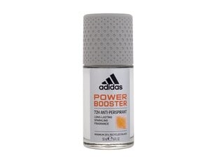 Roll-on deodorantti miehille Adidas Power Booster 72h 50 ml hinta ja tiedot | Deodorantit | hobbyhall.fi