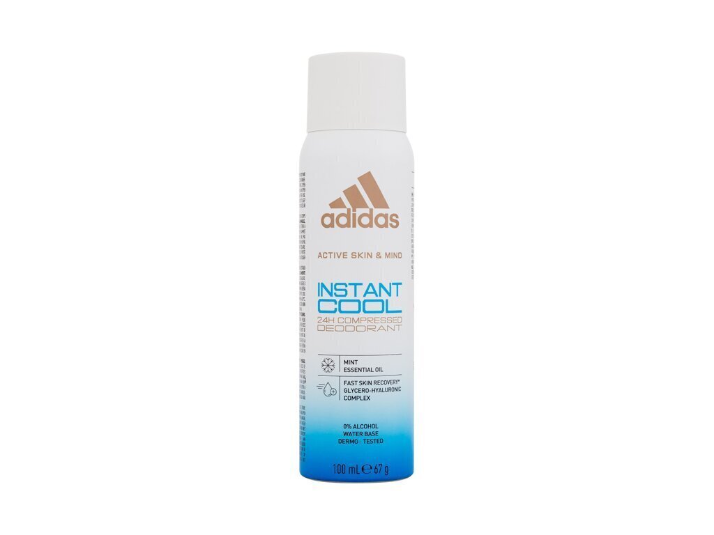 Suihkedeodorantti Adidas Instant Cool 100 ml hinta ja tiedot | Deodorantit | hobbyhall.fi