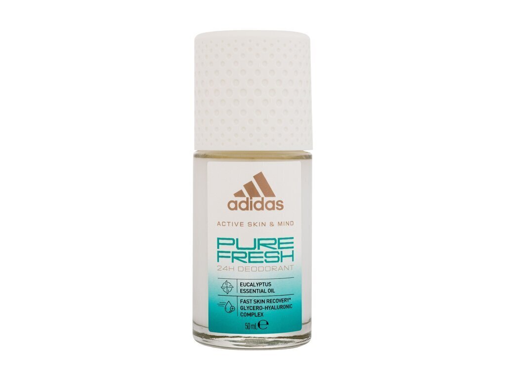 Roll-on deodorantti Adidas Pure Fresh 24h 50 ml hinta ja tiedot | Deodorantit | hobbyhall.fi