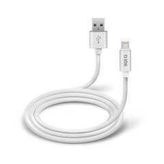 Lightning Data Cable And Cgarher Polo Collection 1m By SBS White hinta ja tiedot | Kaapelit ja adapterit | hobbyhall.fi