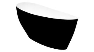 Besco Keya, mustan/valkoisen värinen kylpyamme hinta ja tiedot | Kylpyammeet | hobbyhall.fi