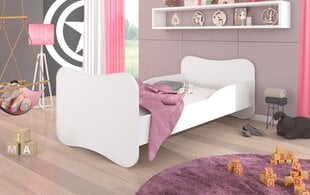 ADRK Furniture Gonzalo 164, valkoisen värinen Lasten sänky 160 cm x 80 cm hinta ja tiedot | Lastensängyt | hobbyhall.fi