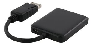 Deltaco DP-HDMI42, DisplayPort, HDMI hinta ja tiedot | Kaapelit ja adapterit | hobbyhall.fi