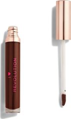 Makeup Revolution I Heart Revolution Lip Gloss huulikiilto Mocha, 1 kpl hinta ja tiedot | Huulipunat, huulikiillot ja huulirasvat | hobbyhall.fi