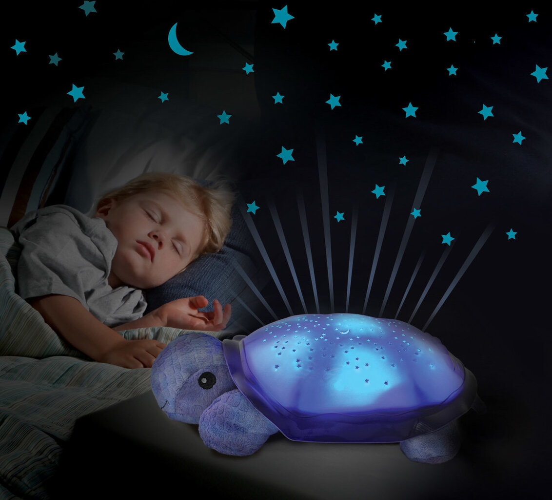 Valoprojektori Cloud B Twilight Turtle™, violetti 36571 hinta ja tiedot | Vauvan lelut | hobbyhall.fi