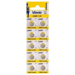 Pienikapasiteettiset paristot Vinnic AG9 / LR45 / SR936W / 194 / GP94A / 394 /1,5 V, 10 kpl hinta ja tiedot | Vinnic Kodin remontointi | hobbyhall.fi