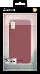Krusell Sandby Cover suojakuori Apple iPhone XR:lle, punainen hinta ja tiedot | Puhelimen kuoret ja kotelot | hobbyhall.fi