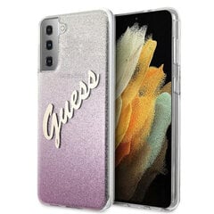 Guess -kotelo Samsung S21 Plus -puhelimelle, Glitter Vintage Logo hinta ja tiedot | Puhelimen kuoret ja kotelot | hobbyhall.fi