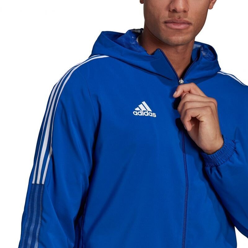 Adidas Tiro 21 Windbreaker M -tuulitakki, sininen hinta ja tiedot | Miesten urheiluvaatteet | hobbyhall.fi