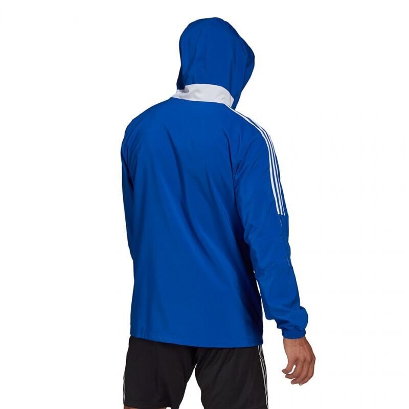 Adidas Tiro 21 Windbreaker M -tuulitakki, sininen hinta ja tiedot | Miesten urheiluvaatteet | hobbyhall.fi