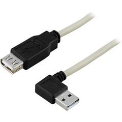 Deltaco USB2-102A, USB 2.0, 0,2m. hinta ja tiedot | Kaapelit ja adapterit | hobbyhall.fi