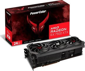 PowerColor AMD Radeon RX 7900 XTX Red Devil Overlocked hinta ja tiedot | Näytönohjaimet | hobbyhall.fi