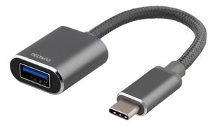 Adapteri Deltaco USB C - USB A, 11 cm hinta ja tiedot | Deltaco Tietokoneiden lisävarusteet | hobbyhall.fi