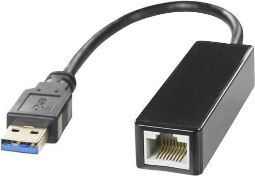 DELTACO USB3-GIGA5, 1xRJ45, 1xUSB 3.0 hinta ja tiedot | Kaapelit ja adapterit | hobbyhall.fi