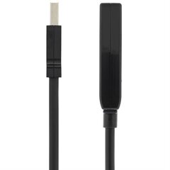 Deltaco USB2-EX20M, USB 2.0, 20m hinta ja tiedot | Kaapelit ja adapterit | hobbyhall.fi