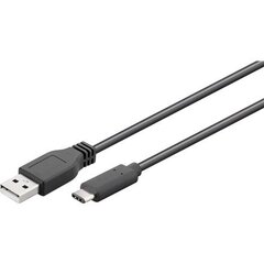 Goobay USB 2.0 cable 55466 USB-C male, U hinta ja tiedot | Kaapelit ja adapterit | hobbyhall.fi