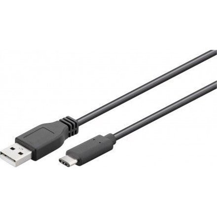 Goobay USB 2.0 cable 1,8 m, Black, USB 2 hinta ja tiedot | Kaapelit ja adapterit | hobbyhall.fi
