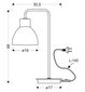 Pöytävalaisin Candellux Vario hinta ja tiedot | Pöytävalaisimet | hobbyhall.fi