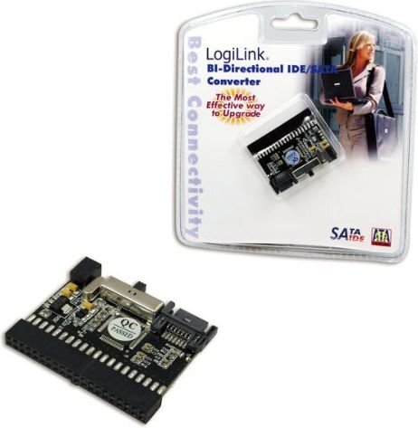 LogiLink Adapter SATA to IDE and IDE to S-ATA (AD0008) hinta ja tiedot | Komponenttien lisätarvikkeet | hobbyhall.fi