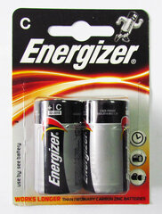 Energizer LR14-2BB alkaliteho C (LR14), 2kpl hinta ja tiedot | Paristot | hobbyhall.fi