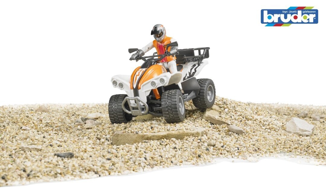 Quad kuljettajan kanssa hinta ja tiedot | Poikien lelut | hobbyhall.fi