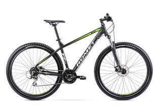 Polkupyörä Romet Rambler R9.2 2022, 17", musta/vihreä hinta ja tiedot | Polkupyörät | hobbyhall.fi