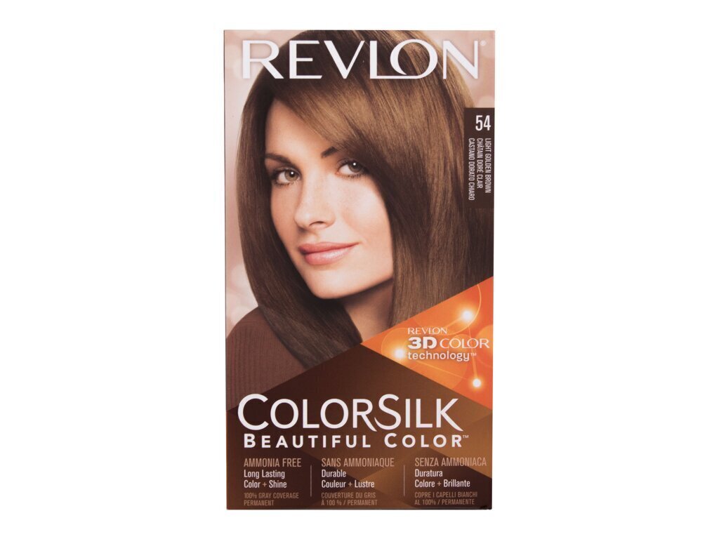 Hiusväri Revlon ColorSilk 54 Light Golden Brown, 59,1 hinta ja tiedot | Hiusvärit | hobbyhall.fi