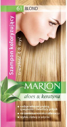 Sävyttävä shampoo Marion 40 ml, 61 Blond hinta ja tiedot | Hiusvärit | hobbyhall.fi