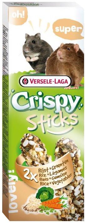 Herkku hamstereille ja rotille, riisiä ja vihanneksia Versele-Laga, 110 g hinta ja tiedot | Pieneläinten ruoat | hobbyhall.fi