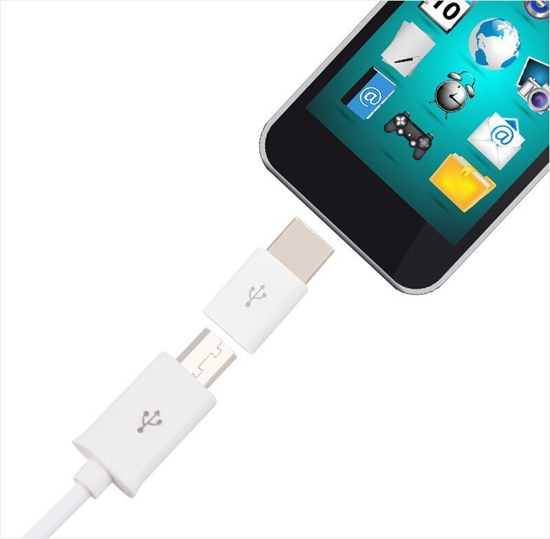 Hurtel, Micro USB - C-tyypin USB-sovitin hinta ja tiedot | Kaapelit ja adapterit | hobbyhall.fi