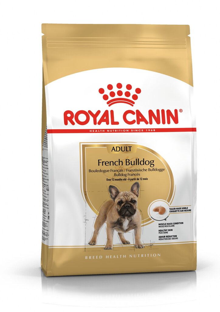 Royal Canin aikuisille Ranskanbulldoggirotu. Aikuinen. 1,5 kg. hinta ja tiedot | Koiran kuivaruoka | hobbyhall.fi
