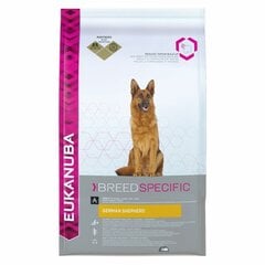 Täysravinto koirille Eukanuba saksanpaimenkoirille, 12 kg hinta ja tiedot | Eukanuba Lemmikit | hobbyhall.fi