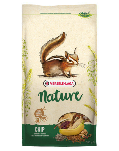 Versele Laga täysravinto oraville Chip Nature, 0,7 kg hinta ja tiedot | Pieneläinten ruoat | hobbyhall.fi