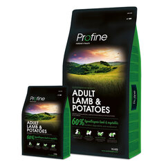 Profine Dog täysravinto koirille Adult Lamb & Potatoes, 15kg hinta ja tiedot | Profine Koirat | hobbyhall.fi