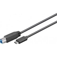 Goobay USB 3.0 cable 67986 1 m, Black hinta ja tiedot | Kaapelit ja adapterit | hobbyhall.fi