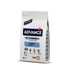 Advance Medium Light kuivaruoka ylipainoisille koirille, 3 kg hinta ja tiedot | Koiran kuivaruoka | hobbyhall.fi