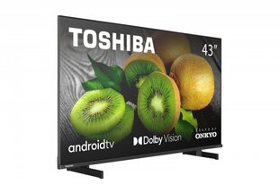 Toshiba 43" 4K UHD Android TV 43UA5D63DG hinta ja tiedot | Toshiba Televisiot ja lisätarvikkeet | hobbyhall.fi