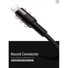 Kaapeli Usams SJ220IP01, USB A 2.0 - Lightning 8pin Apple-tuotteille, 1,2 m hinta ja tiedot | Kaapelit ja adapterit | hobbyhall.fi