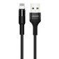 Kaapeli Usams SJ220IP01, USB A 2.0 - Lightning 8pin Apple-tuotteille, 1,2 m hinta ja tiedot | Kaapelit ja adapterit | hobbyhall.fi