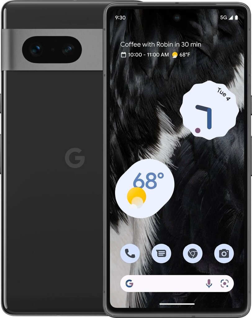 Google Pixel 7 5G 8/256GB Obsidian GA04528-GB hinta ja tiedot | Matkapuhelimet | hobbyhall.fi