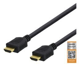 Deltaco HDMI-1005D, HDMI, 0,5 m. hinta ja tiedot | Kaapelit ja adapterit | hobbyhall.fi