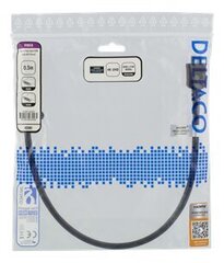 Deltaco HDMI-1005D, HDMI, 0,5 m. hinta ja tiedot | Kaapelit ja adapterit | hobbyhall.fi