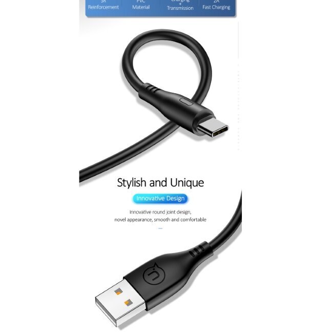Kaapeli meille SJ267USB01, USB A - USB C, 1 m hinta ja tiedot | Kaapelit ja adapterit | hobbyhall.fi