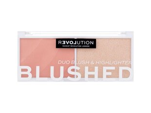 Makeup Revolution Colour Play Duo Palette - Poskipunapaletti ja korostukset 5,8 g Sweet hinta ja tiedot | Revolution Meikit | hobbyhall.fi