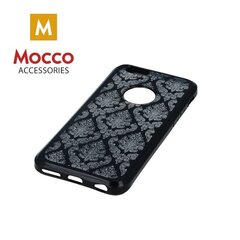 Mocco Ornament Back Case Silicone Case for Samsung J330 Galaxy J3 (2017) Black hinta ja tiedot | Puhelimen kuoret ja kotelot | hobbyhall.fi