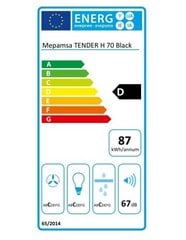 Mepamsa TENDER H 70 cm 705 m3/h 44 dB 800W C Perinteinen ilmanpuhdistin hinta ja tiedot | Liesituulettimet | hobbyhall.fi