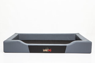 Peti Hobbydog Deluxe L, harmaa/musta, 75x50 cm hinta ja tiedot | Pedit ja pesät | hobbyhall.fi