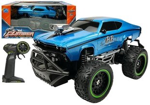 Kauko-ohjattava auto R/C Blue High Wheels, sininen hinta ja tiedot | Lean Toys Lelut | hobbyhall.fi