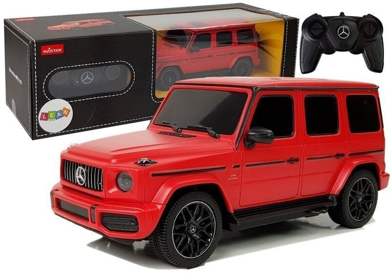 Lean Toys Auto Mercedes AMG G63 kauko-ohjattava R/C 1:24 Punainen 2.4 G